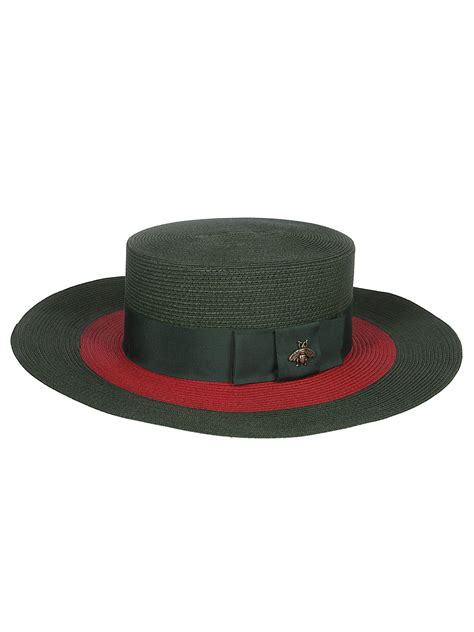 green gucci wide brim fedora|Green Gucci Hat .